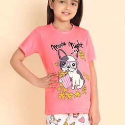 YK Girls Printed T-shirt With Shorts-picture-49