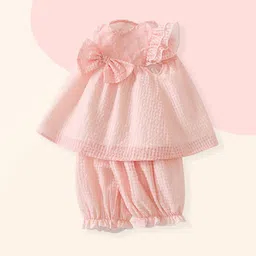 StyleCast Girls Pink Top with Trousers-57