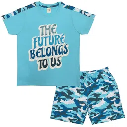 Clothe Funn Boys Printed T-shirt With Shorts-image-77