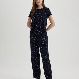 DeFacto Conversational Printed Top & Pyjama-picture-23