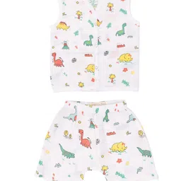 A Toddler Thing Unisex Kids Printed Top with Shorts-image-93