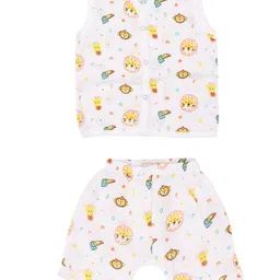 A Toddler Thing Unisex Kids Printed Shirt with Shorts-image-81
