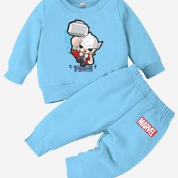 Minicult Kids Printed T-shirt with Pyjamas-image-11