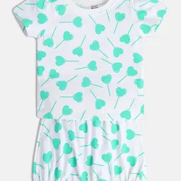 MINI KLUB Girls Printed T-shirt with Shorts-image-58