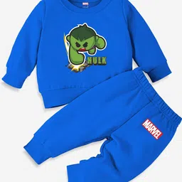 Minicult Kids Hulk Printed Sweatshirt And Joggers-39