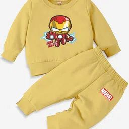 Minicult Kids Iron Man Printed Sweatshirt And Joggers-image-92