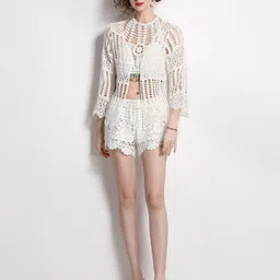 JC Collection Self Design Top with Shorts image 3