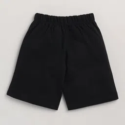 Lazy Shark Boys Grey & Black Printed T-shirt with Shorts image 2