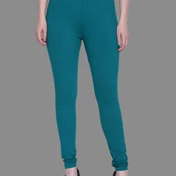 SPIFFY Women Teal Solid Churidar-image-68