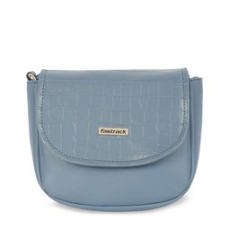 Fastrack Blue Textured PU Structured Sling Bag-30
