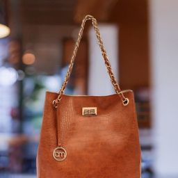 Bagsy Malone Textured Structured Shoulder Bag-image-60