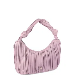 Metro PU Structured Shoulder Bag with Fringed image 4