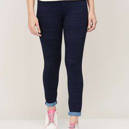 Xpose Women Blue Washed Slim-Fit Jeggings-image-35
