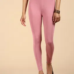 De Moza Plus Size Mid-Rise Ankle Length Leggings-image-87