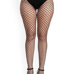 CareDone High-Rise Sheer Nylon Stretchable Stockings-image-79