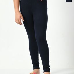 BAESD Girls Pack Of 2 Solid Churidar Length Leggings-picture-14