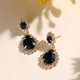 SOHI Gold-Plated Alloy Drop Earrings-35