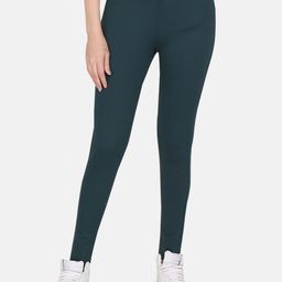 Steele Women Solid Pure Cotton Jeggings-image-39