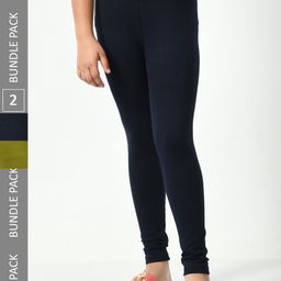 BAESD Girls Pack Of 2 Ankle-Length Leggings-image-81