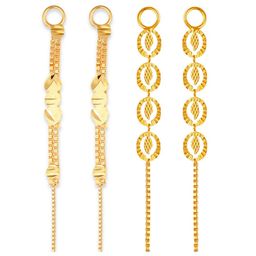 Vighnaharta Pack Of 2 Gold-Plated Classic Ear Cuff Chains-6