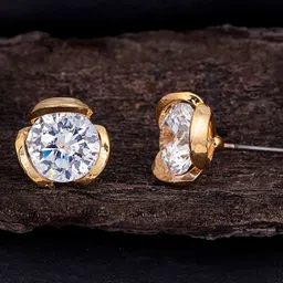 Sukkhi Gold Plated Contemporary Studs Earrings-image-46