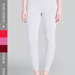 LYRA Pack Of 4 Ankle-Length Leggings-image-101