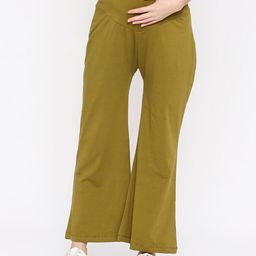 MeeMee Women Loose Fit High-Rise Cotton Maternity Trousers-image-3
