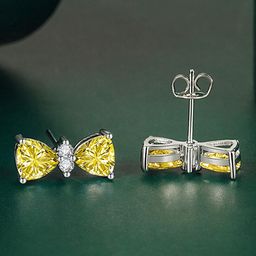 Designs & You Silver-Plated Contemporary Studs Earrings-image-93