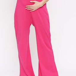 MeeMee Women Loose Fit High-Rise Cotton Maternity Trousers-image-2