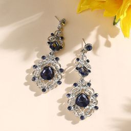 SOHI Silver Plated Drop Earrings-50