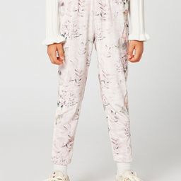One Friday Girls Pink Printed Ankle-Length Leggings-image-8