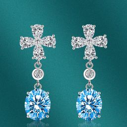 Designs & You Silver-Plated Oval Drop Earrings-22
