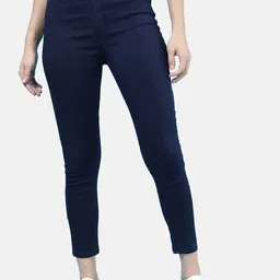 Freehand by The Indian Garage Co Women Cotton Slim Fit Stretchable Jeans-picture-37