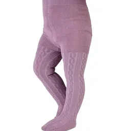 SYGA Girls Self Design Cozy Fit Mid-Rise Knitted Above Knee Tights-image-65