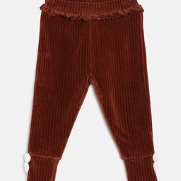 MINI KLUB Girls Brown Solid Leggings-image-60