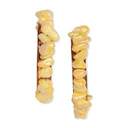Blisscovered Contemporary Half Hoop Earrings-image-22