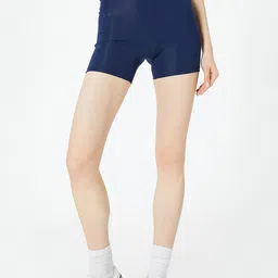 Koton Women Slim-Fit High-Rise Sports Shorts-17