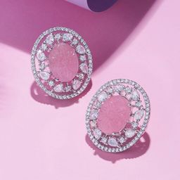 AMI Silver-Plated Drop Earrings-86
