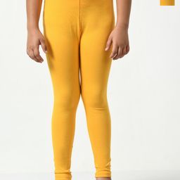 BAESD Girls Pack Of 2 Solid Churidar Length Leggings-picture-27