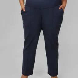 Amydus Women Plus Size Knitted Trousers-image-33