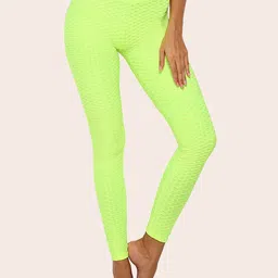 BAESD Patterned High Rise Ankle-Length Tights-image-92