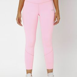 Silvertraq Women Pink Solid Ankle-Length Leggings-image-81