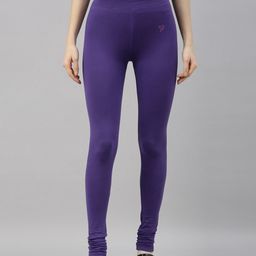TWIN BIRDS Pure Cotton Ethnic Churidar-Length Leggings-image-55