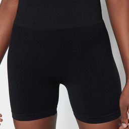Trendyol Women High Rise Slim Fit Above Knee Tights-image-67