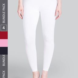 LYRA Pack Of 4 Ankle-Length Leggings-image-102