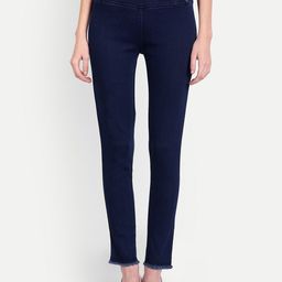 BAESD Women Mid Rise Denim Cotton Jeggings-13