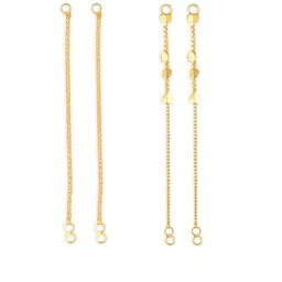 Vighnaharta Set Of 2 Gold-Plated Classic Ear Cuffs-40