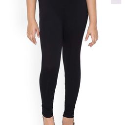 FRENCH KLEIDER Girls Pack Of 2 4-Way Stretch Churidar Length Leggings-image-67
