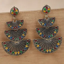ANIKAS CREATION Gold Plated Chandbalis-61