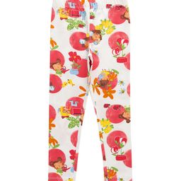 JusCubs Girls Conversational Printed Cotton Ankle Length Leggings-picture-1
